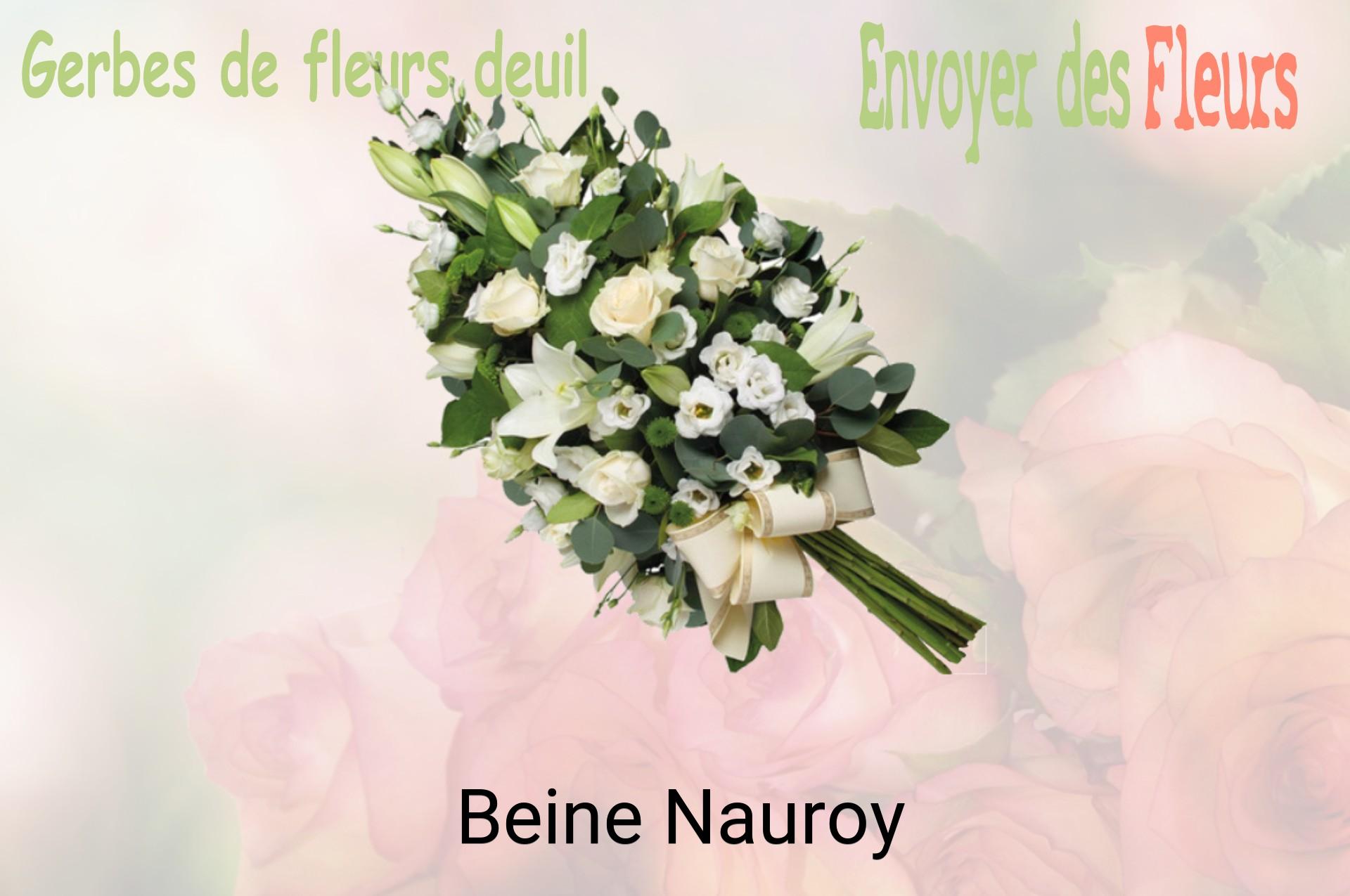 Gerbe de fleurs de deuil livrée à Beine-Nauroy